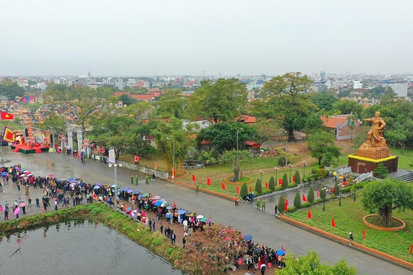 Từ Lương Xâm - nơi người Anh hùng dân tộc Ngô Quyền đặt đại bản doanh trong cuộc chiến đấu chống quân xâm lược Nam Hán trên dòng sông Bạch Đằng lịch sử. Ảnh: Báo PLVN