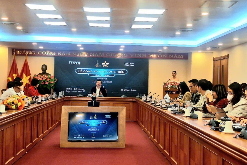 Theo Ban Tổ chức Giải, Giải Cống hiến hy vọng sẽ “tiến ra châu Á”. Ảnh: Báo PLVN