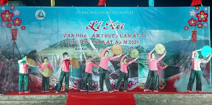 Đặc sắc Lễ hội Văn hóa - Ẩm thực Bát Xát Xuân Ất Tỵ 2025. Ảnh: Báo PLVN