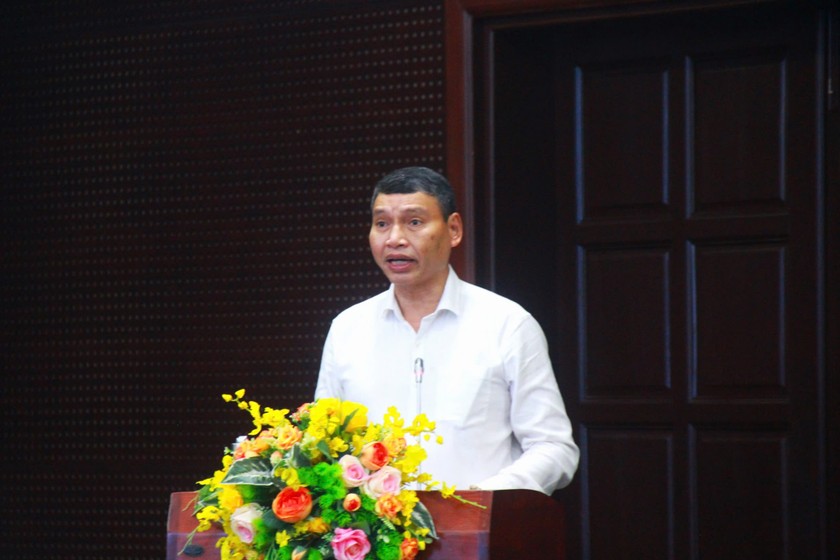 Ông Hồ Kỳ Minh, Phó Chủ tịch UBND TP Đà Nẵng phát biểu chào mừng Hội nghị. (Ảnh: báo PLVN)