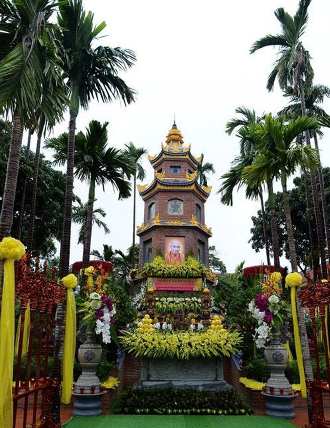 Bảo tháp Đức Đệ nhị Pháp chủ GHPGVN. Ảnh: Báo PLVN