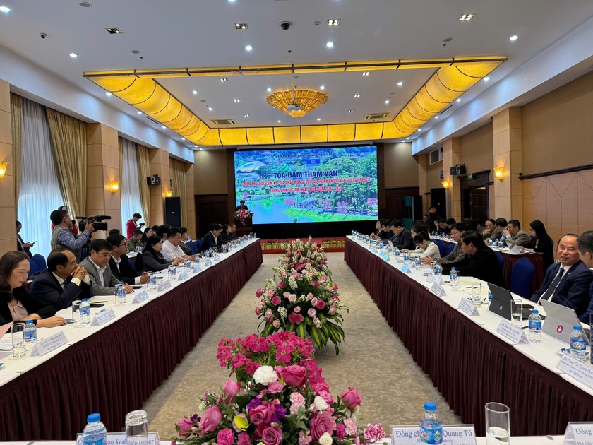 Quang cảnh Toạ đàm. Ảnh: Báo PLVN