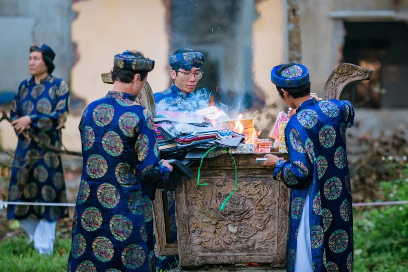 Lễ tế Xã Tắc không chỉ mang ý nghĩa tâm linh sâu sắc mà còn thể hiện tinh thần trọng nông, đề cao nền nông nghiệp – nguồn sống của xã hội xưa. Ảnh: Báo PLVN