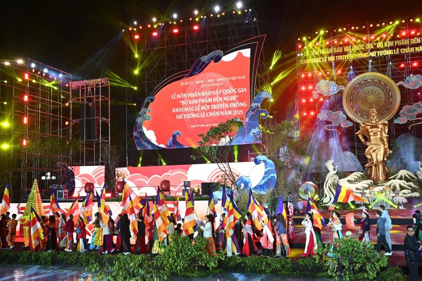 Từ năm 2016, Lễ hội đã được Bộ Văn hoá, Thể thao và Du lịch công nhận là Di sản văn hoá phi vật thể quốc gia. Ảnh: Báo PLVN