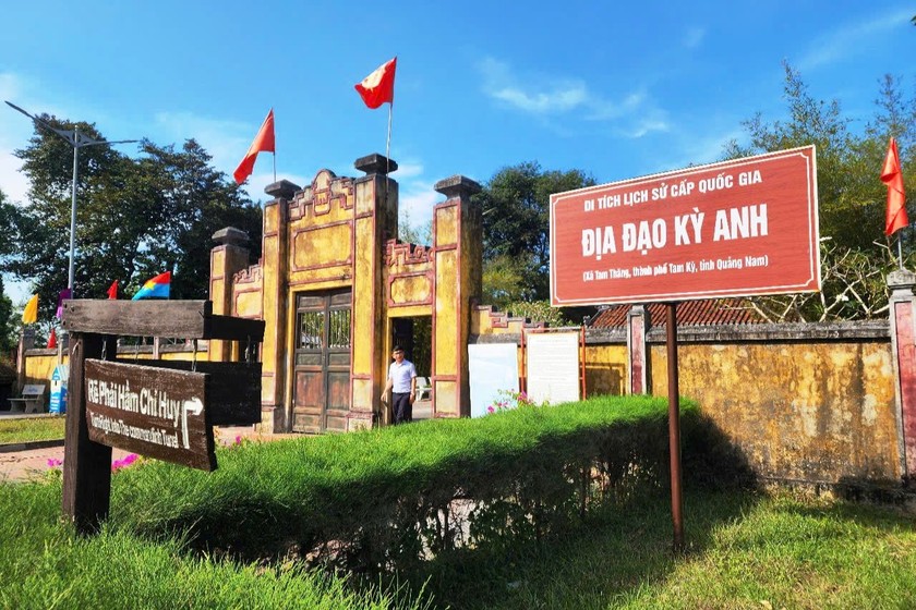 Địa đạo Kỳ Anh đã được công nhận Di tích lịch sử cách mạng cấp quốc gia. Ảnh: Báo PLVN