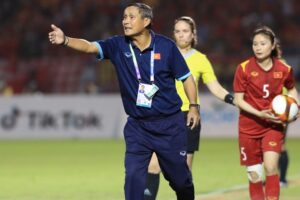 Ông Mai Đức Chung đặt quyết tâm cao tại vòng loại Asian Cup nữ 2026 (Ảnh: VFF)